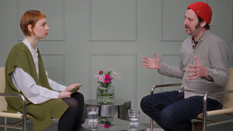Johanna Klug und Eric Wrede im Gespräch